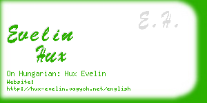 evelin hux business card
